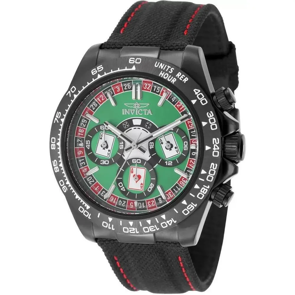 NWT Invicta 50517 Speedway | Quartz | Green | Men's Watch